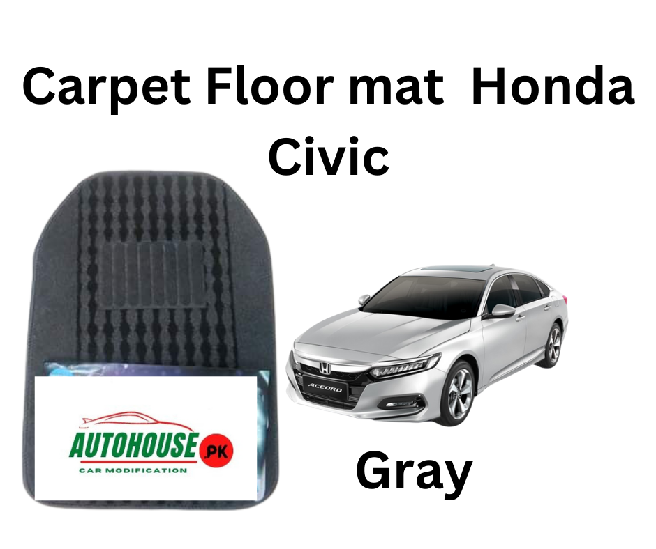 Carpet Floor Mat Honda Civic Gray