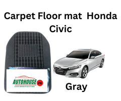 Carpet Floor Mat Honda Civic Gray
