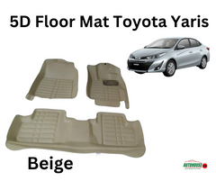 5D Floor Mat Toyota Yaris Beige