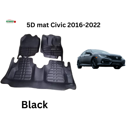 5D Floor Mat Civic 2016 - 2022 Model