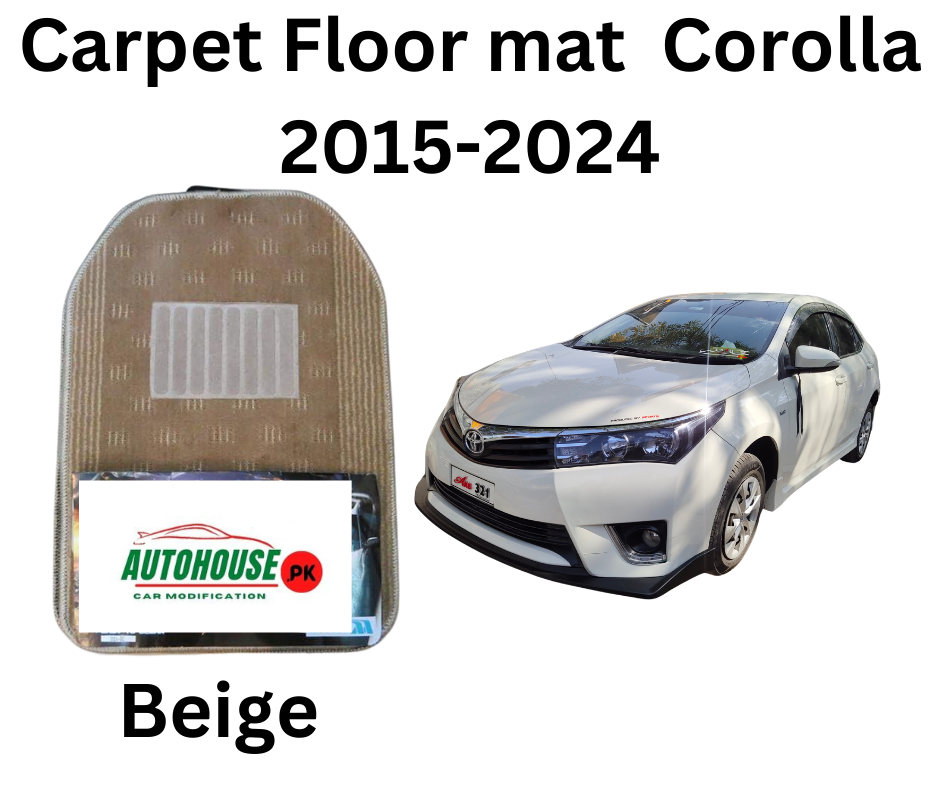 Carpet Floor Mat  Toyota Corolla 2015-2024 Model