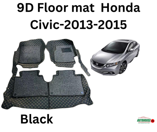 9D Floor Mat Honda Civic 2013-2015