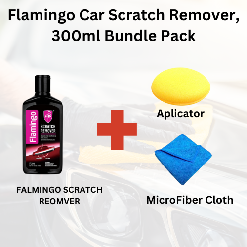 Flamingo Car Scratch Remover, 300ml Bundle Pack
