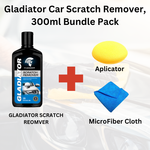 Gladiator Car Scratch Remover, 300ml Bundle Pack